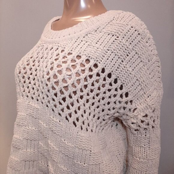 Anthropologie Cream Knit Sweater - Picture 5 of 10